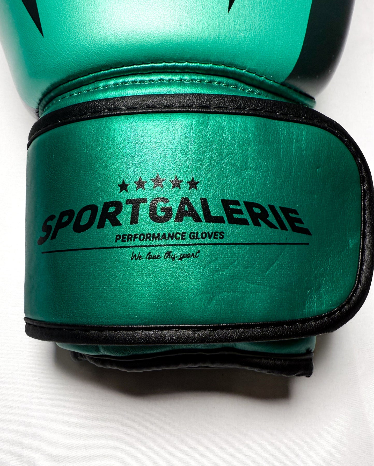 Sport Galerie Boxhandschuhe für Kampfsport Grün Schwarz/Gelb Schwarz