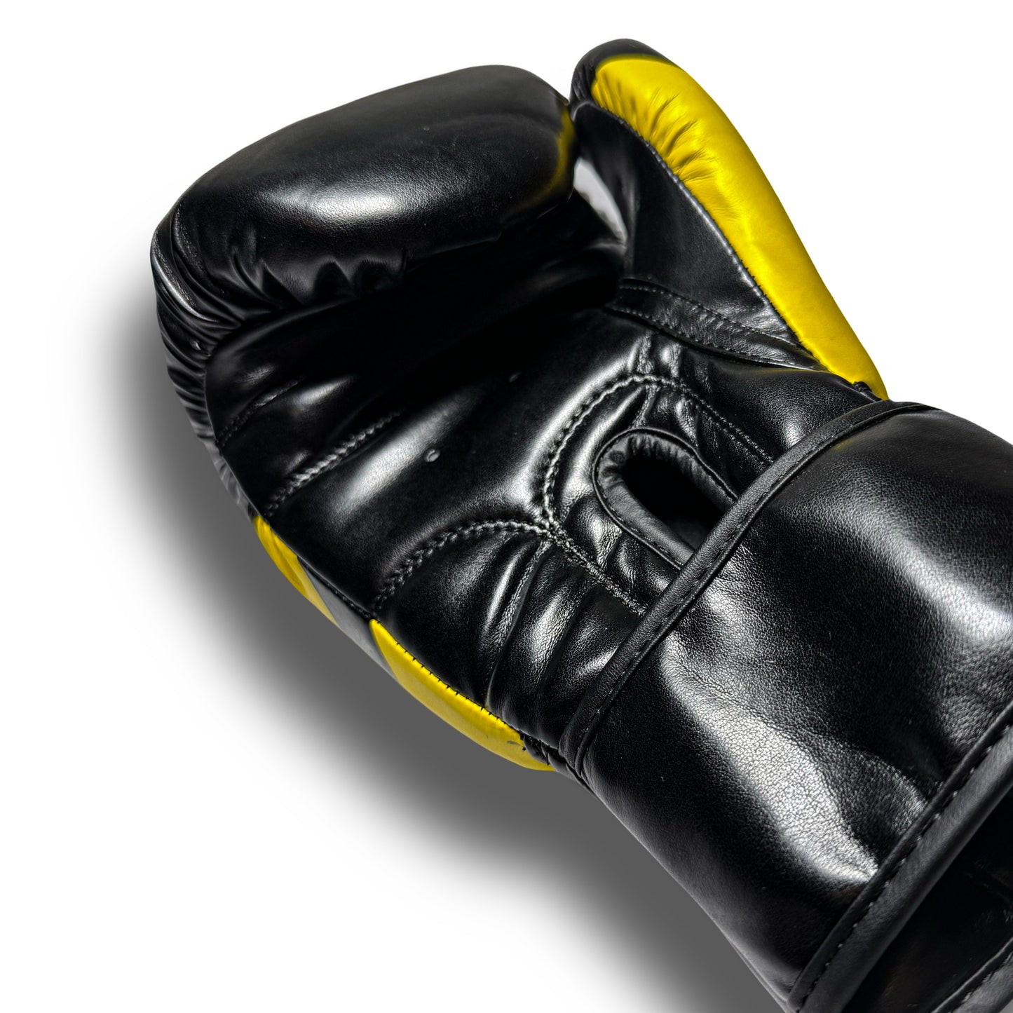 Sport Galerie Boxhandschuhe für Kampfsport Grün Schwarz/Gelb Schwarz