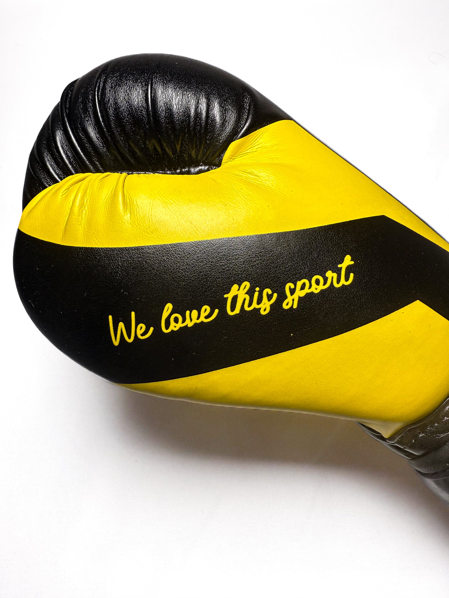 Sport Galerie Boxhandschuhe für Kampfsport Grün Schwarz/Gelb Schwarz